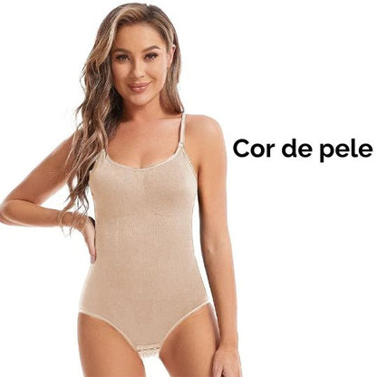 Cinta Modeladora Slimming Waist Trainer - Bodysuit Feminino